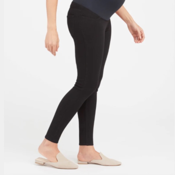 Like New SPANX Mama Jean-ish Leggings - Black - Picture 2 of 11